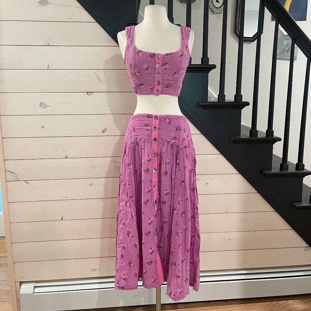 010 Free People Iris Corset Set NWOT Sizes XS & Small Available - Picture 4 of 10